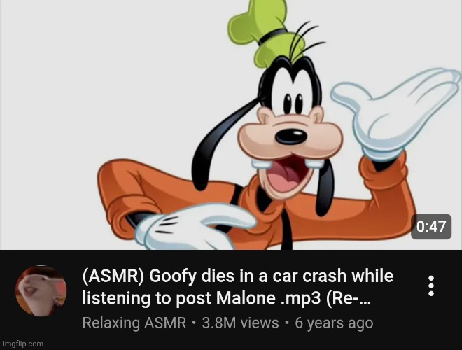 tf did youtube just dish me bro | image tagged in asmr,cursed,goofy,youtube | made w/ Imgflip meme maker