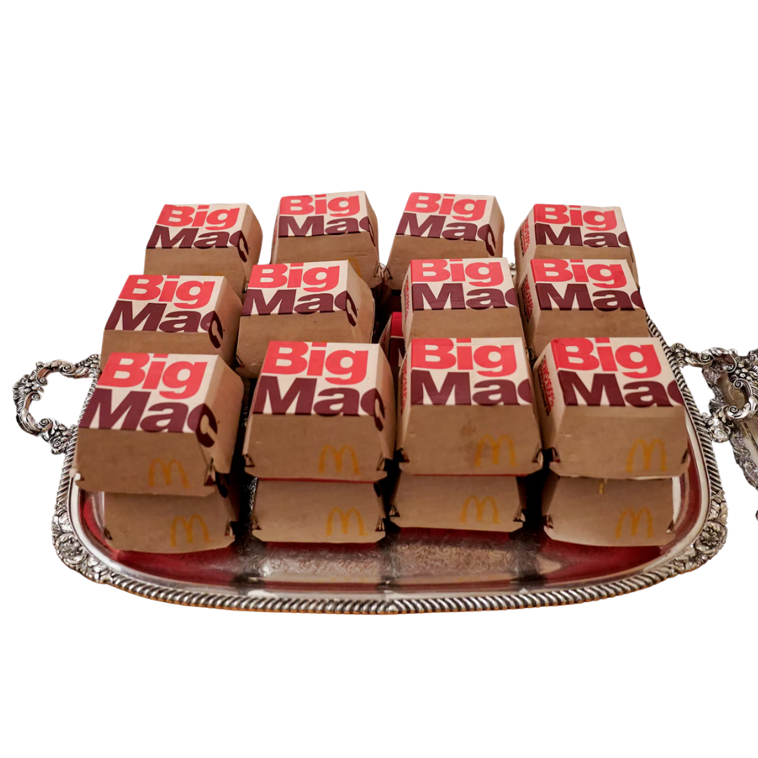 Big Macs at white house Blank Meme Template