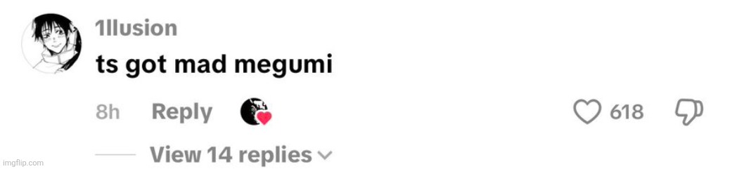 mfs don't even say potential anymore they just say megumi SON | made w/ Imgflip meme maker