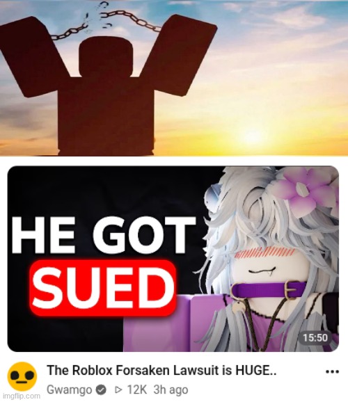 THE DEVS ARE FINALLY SUING SOULDRIVENLOVE!!!!! | image tagged in screenshot 2026-05-12 6 16 28 pm png | made w/ Imgflip meme maker