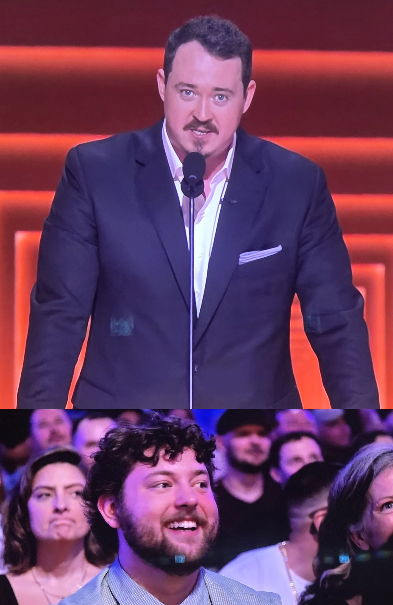 High Quality shane gillis female reaction kevin hart roast Blank Meme Template