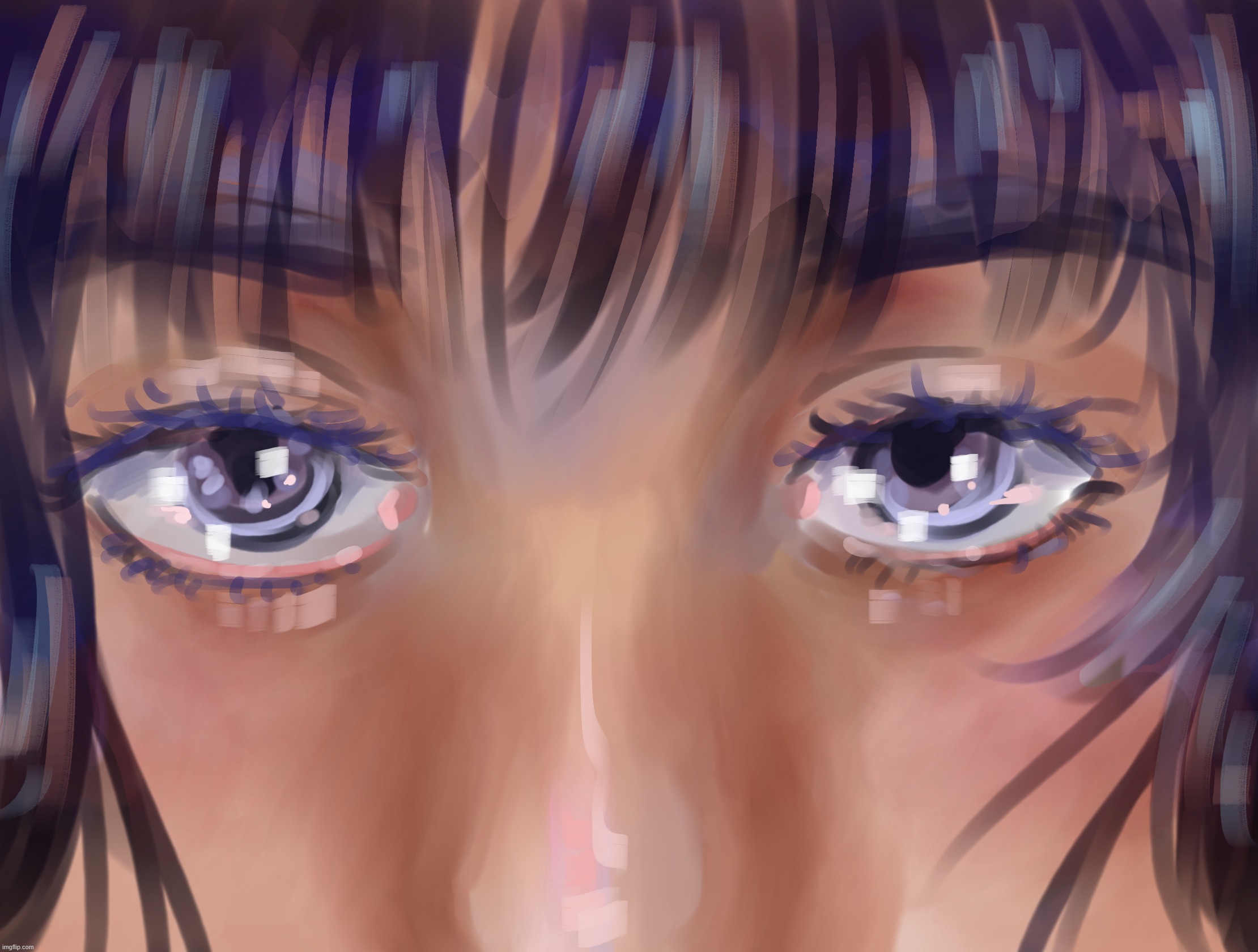 realism attempt, eyes are hard but that's okay | made w/ Imgflip meme maker
