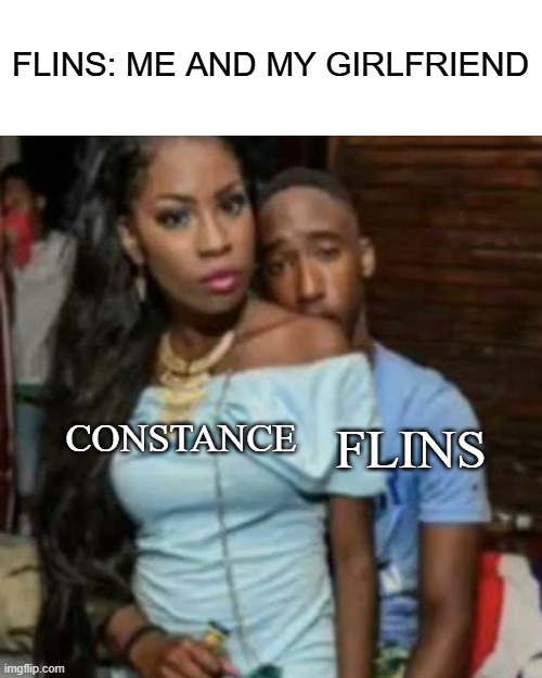Flins found this women named Constance aka The Dahlia | Flins: Me and My Girlfriend; Flins; Constance | image tagged in crossover,anime,gaming,genshin impact,honkai star rail | made w/ Imgflip meme maker