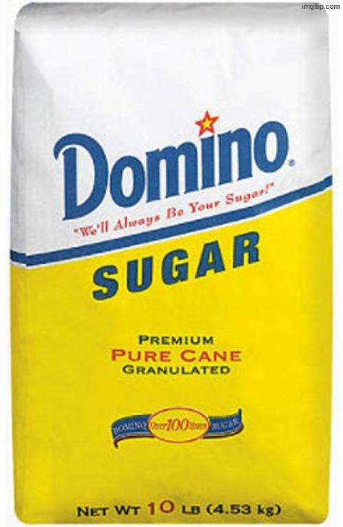 Bag of sugar | image tagged in bag of sugar | made w/ Imgflip meme maker