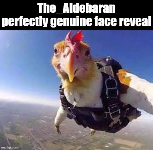 yup it's me alright | The_Aldebaran perfectly genuine face reveal | image tagged in face reveal | made w/ Imgflip meme maker