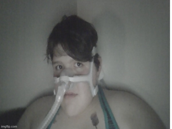 I look dumb rn, i got a cpap machine today | made w/ Imgflip meme maker
