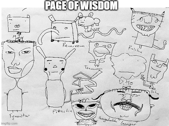 page of wisdom | made w/ Imgflip meme maker