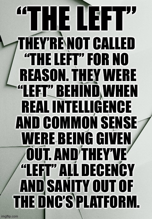 “Classic liberals” are an endangered species. “Modern” Democrats are a completely different beast, rabid with TDS | “The left” | image tagged in political meme,the left,no intelligence,no common sense,no decency,no sanity | made w/ Imgflip meme maker