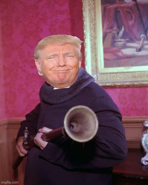 Uncle Donald | image tagged in uncle fester | made w/ Imgflip meme maker