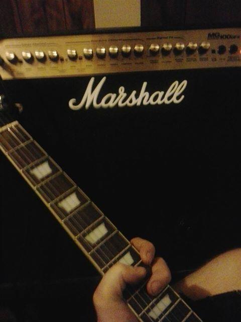 High Quality LOUD MARSHALL AMP GUITAR WOW AWESOME CANT HEAR YOU Blank Meme Template