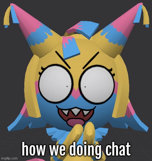 Evil Yatta | how we doing chat | image tagged in evil yatta | made w/ Imgflip meme maker