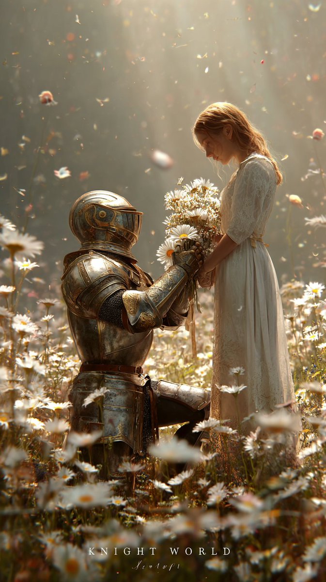Knight and girlfriend Blank Meme Template