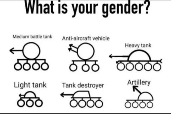Gender type Tank Blank Meme Template