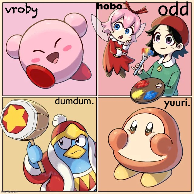 Kirby MSMG shared temp Blank Meme Template