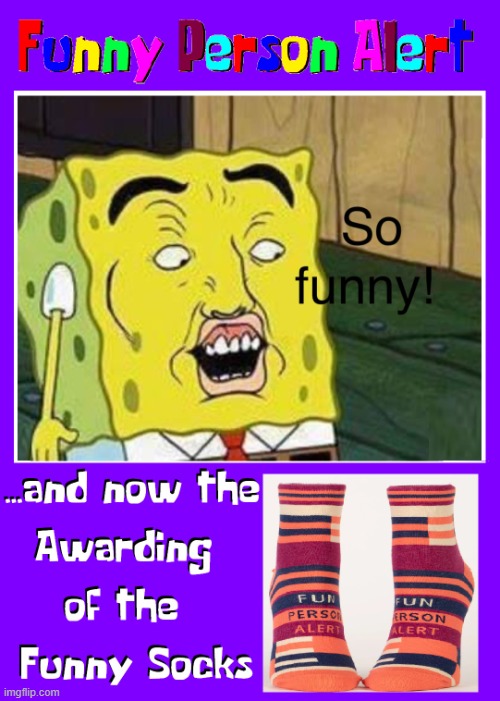 Funny Person Alert Award | made w/ Imgflip meme maker