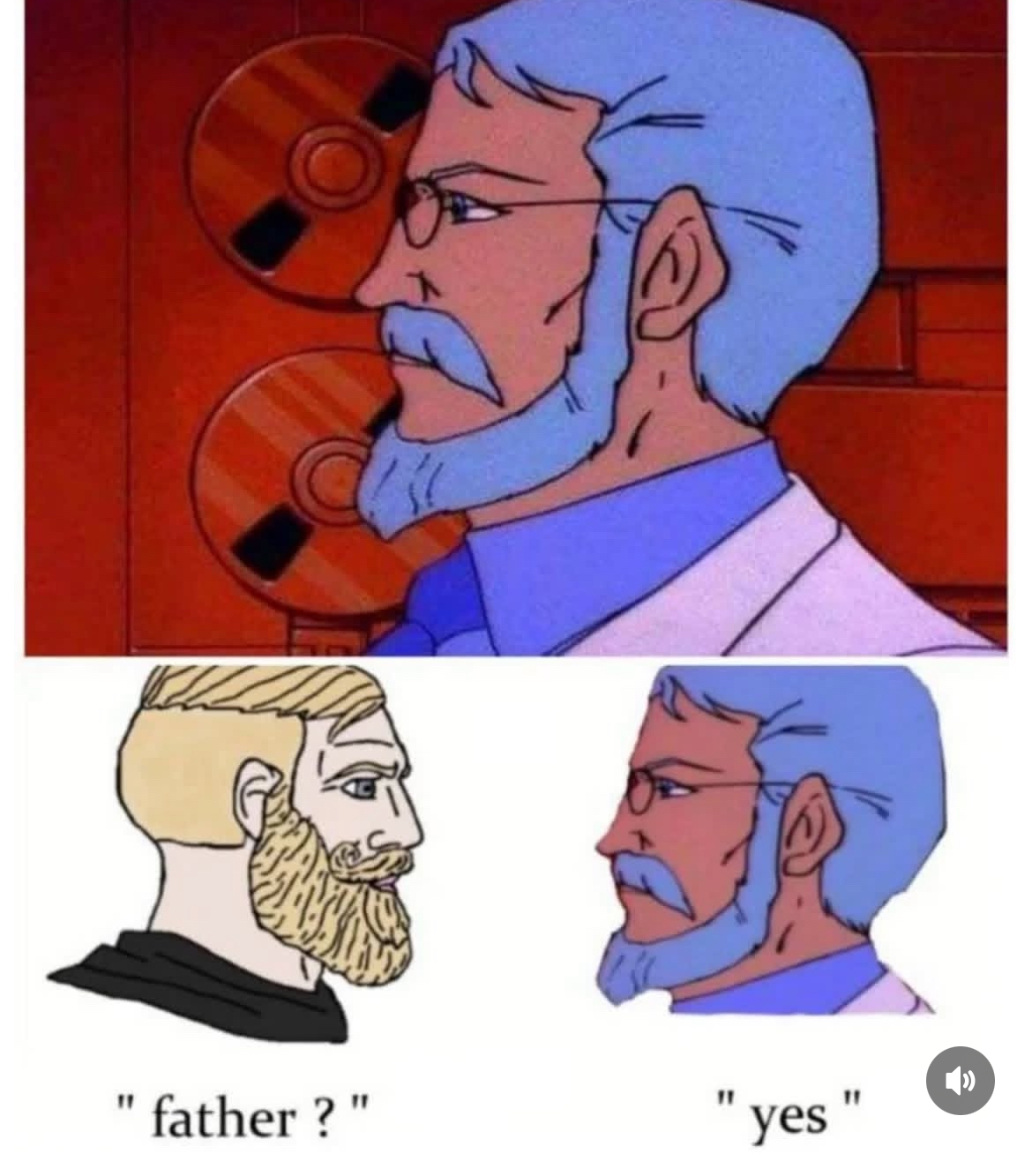 Science father and son Blank Meme Template