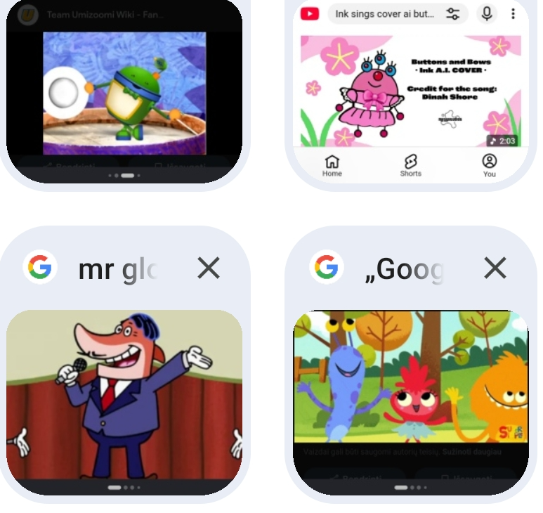 Ink with bot mr glove strawberry and molly Blank Meme Template