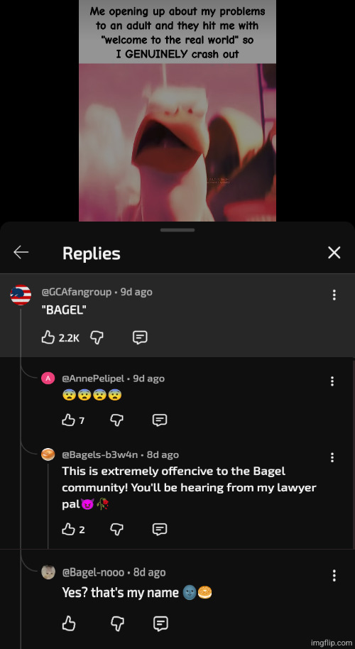 i found bagels family | made w/ Imgflip meme maker
