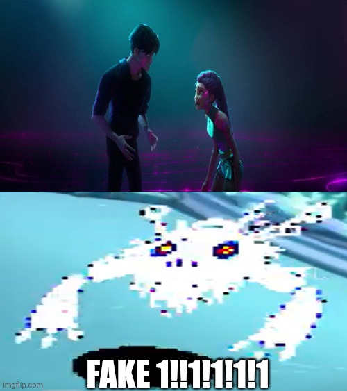Who reacts to breakup ? | Fake 1!!1!1!1!1 | image tagged in who reacts to breakup | made w/ Imgflip meme maker