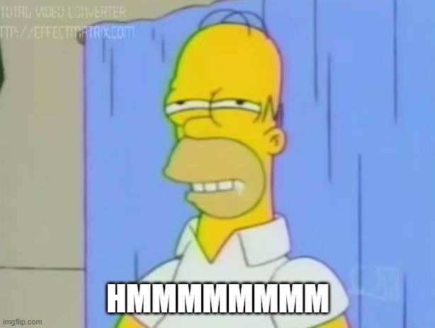 mmmmmm homero | hmmmmmmmm | image tagged in mmmmmm homero | made w/ Imgflip meme maker