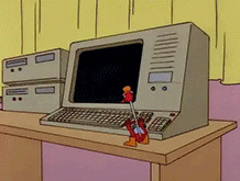 Homer drinking bird Blank Meme Template