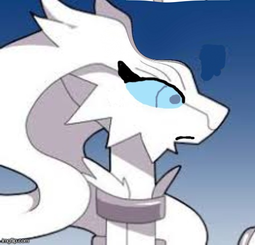 Verita the Reshiram headache Blank Meme Template