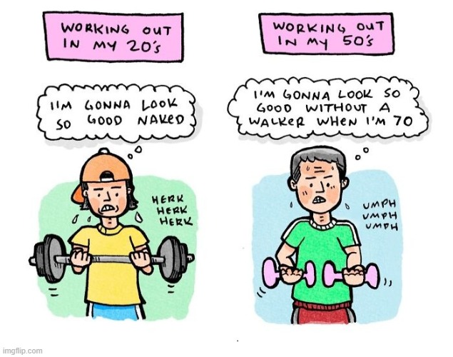 Working Out | image tagged in comics | made w/ Imgflip meme maker