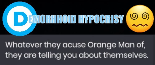 Demorhhoid hypocrisy header Blank Meme Template