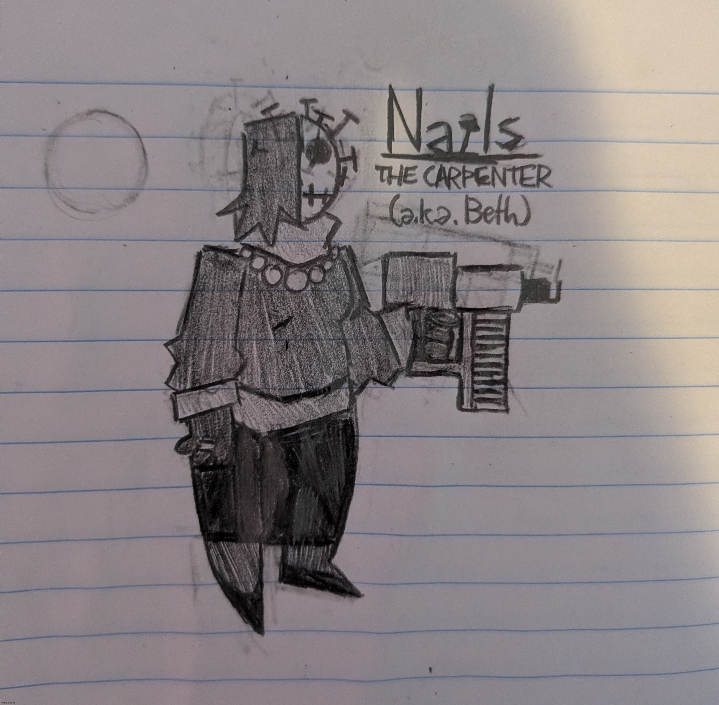 wife of Anti-Slasher, Nails | made w/ Imgflip meme maker