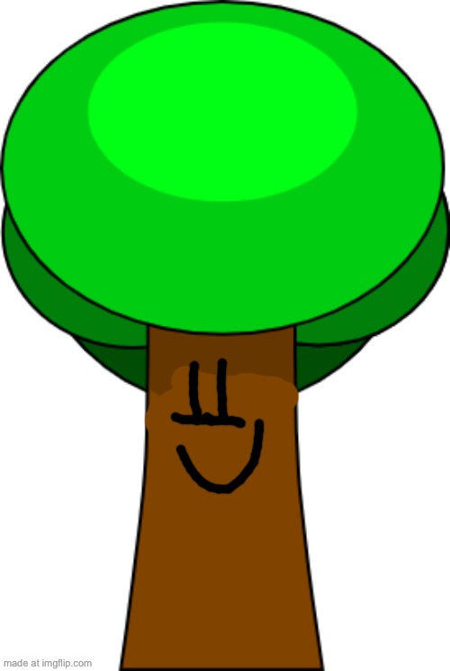 Treery | image tagged in mr tree | made w/ Imgflip meme maker