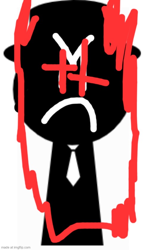 Blank Horror | image tagged in black normal non-canon,remix | made w/ Imgflip meme maker