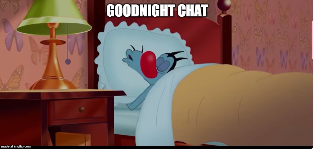 DO NOT SPLASH WATER ON THIS | Goodnight chat | image tagged in do not splash water on this | made w/ Imgflip meme maker