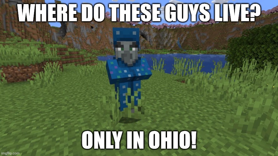 Their robes look like pajamas, which adds to the Ohio weirdness | Where do these guys live? Only in ohio! | image tagged in illusioner | made w/ Imgflip meme maker