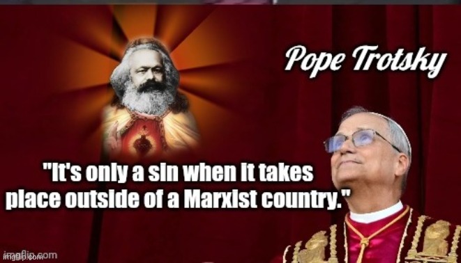 image tagged in pope trotsky header | made w/ Imgflip meme maker