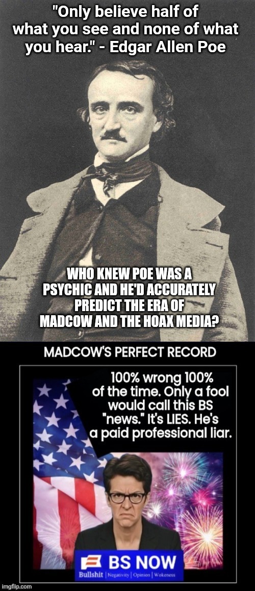 Edgar Allen Poe quote Blank Meme Template