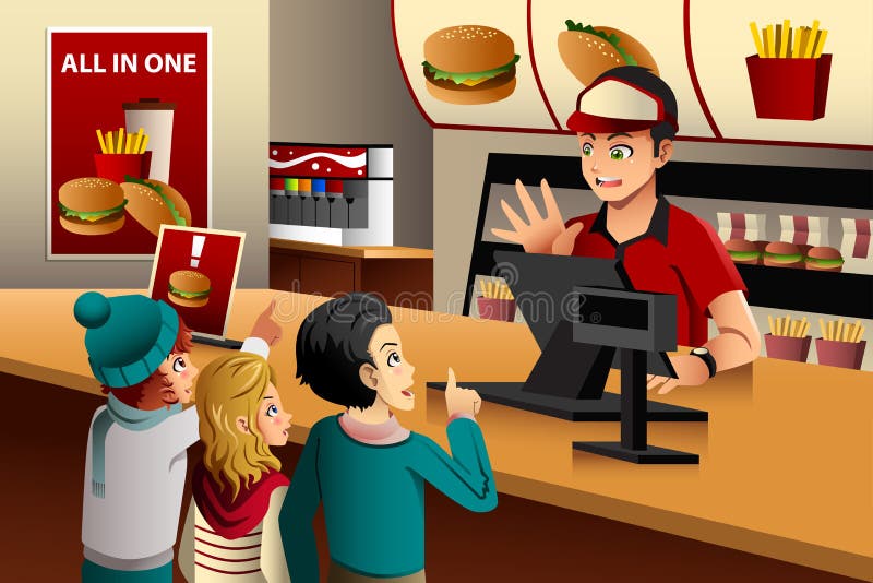 Fast food ordering Blank Meme Template