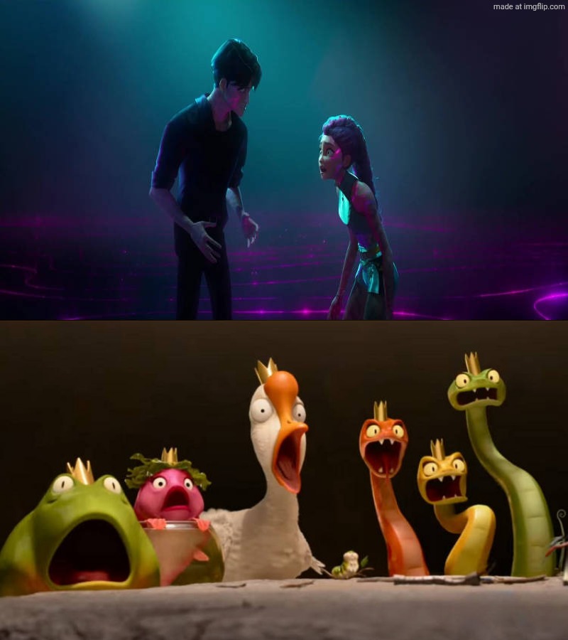 the animal councils reacts to breakup | image tagged in who reacts to breakup,deviantart,kpop demon hunters,hoppers,pixar,sony pictures animation | made w/ Imgflip meme maker