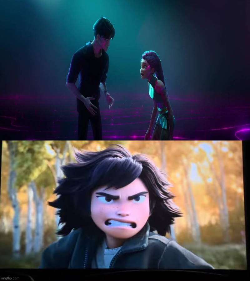 Mabel Tanaka reacts to breakup ? | image tagged in who reacts to breakup,deviantart,hoppers,kpop demon hunters,pixar,sony pictures animation | made w/ Imgflip meme maker