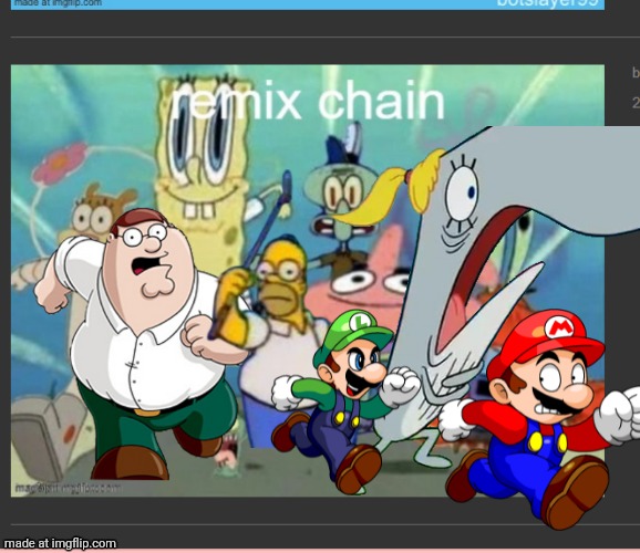 exept this time you can remix it | image tagged in exept this time you can remix it,remix | made w/ Imgflip meme maker