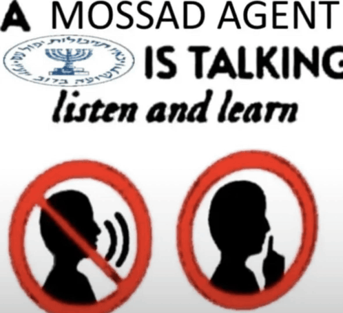 mossad agent Blank Meme Template