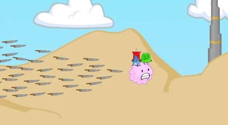 Puffball Runs Away Blank Meme Template