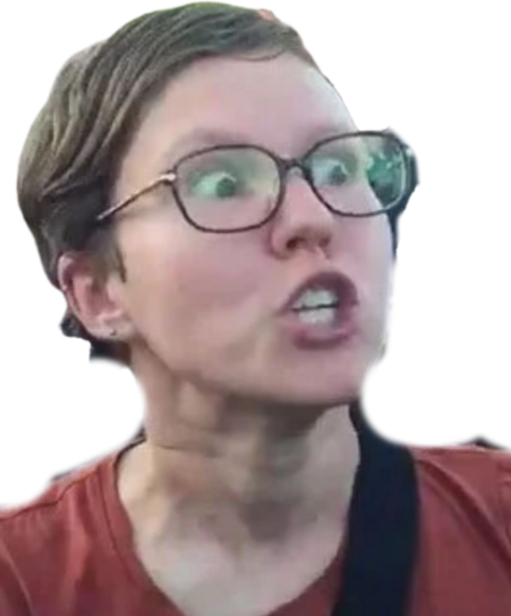 Angry feminist Blank Meme Template