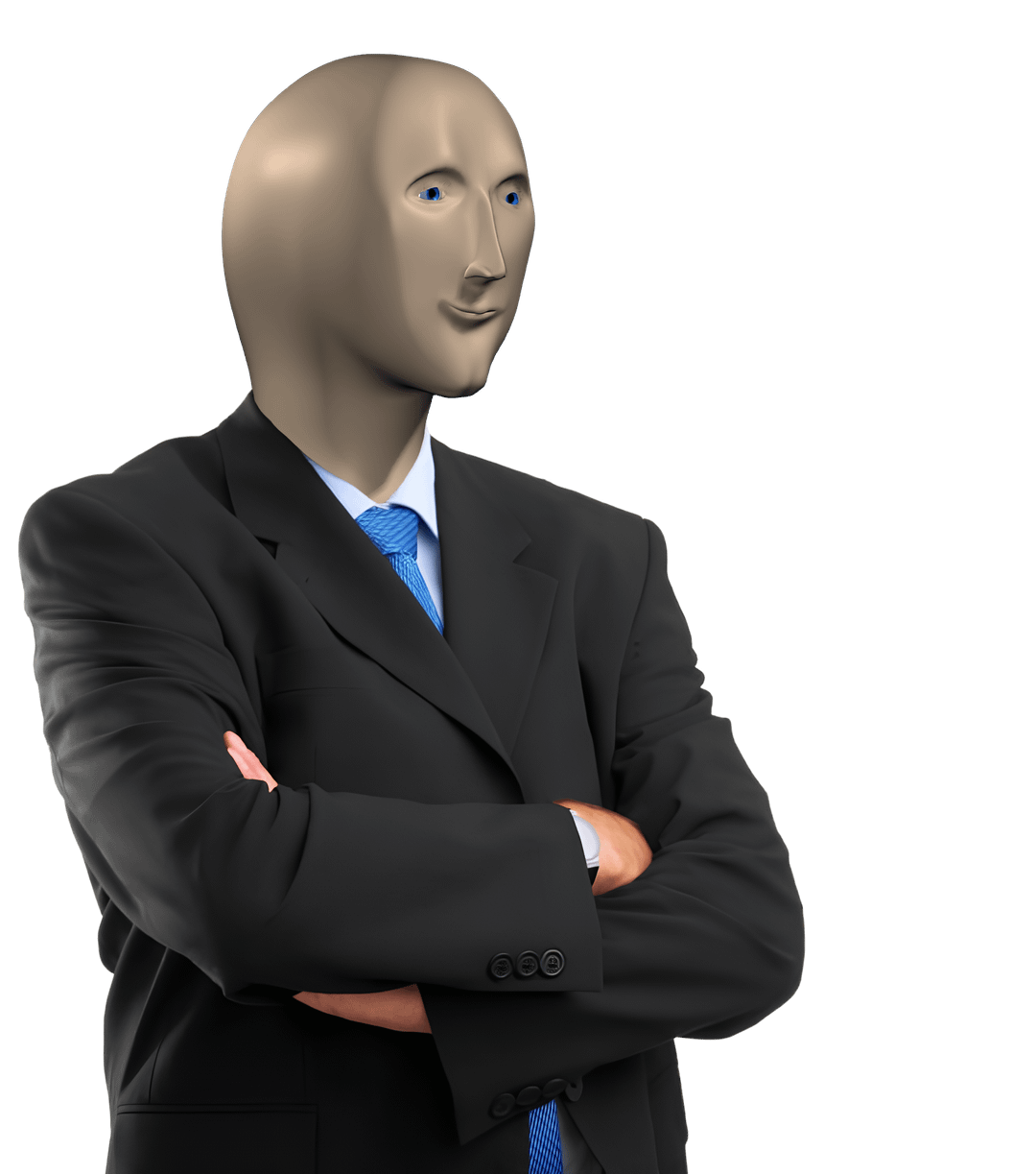 Stonks blank Blank Meme Template