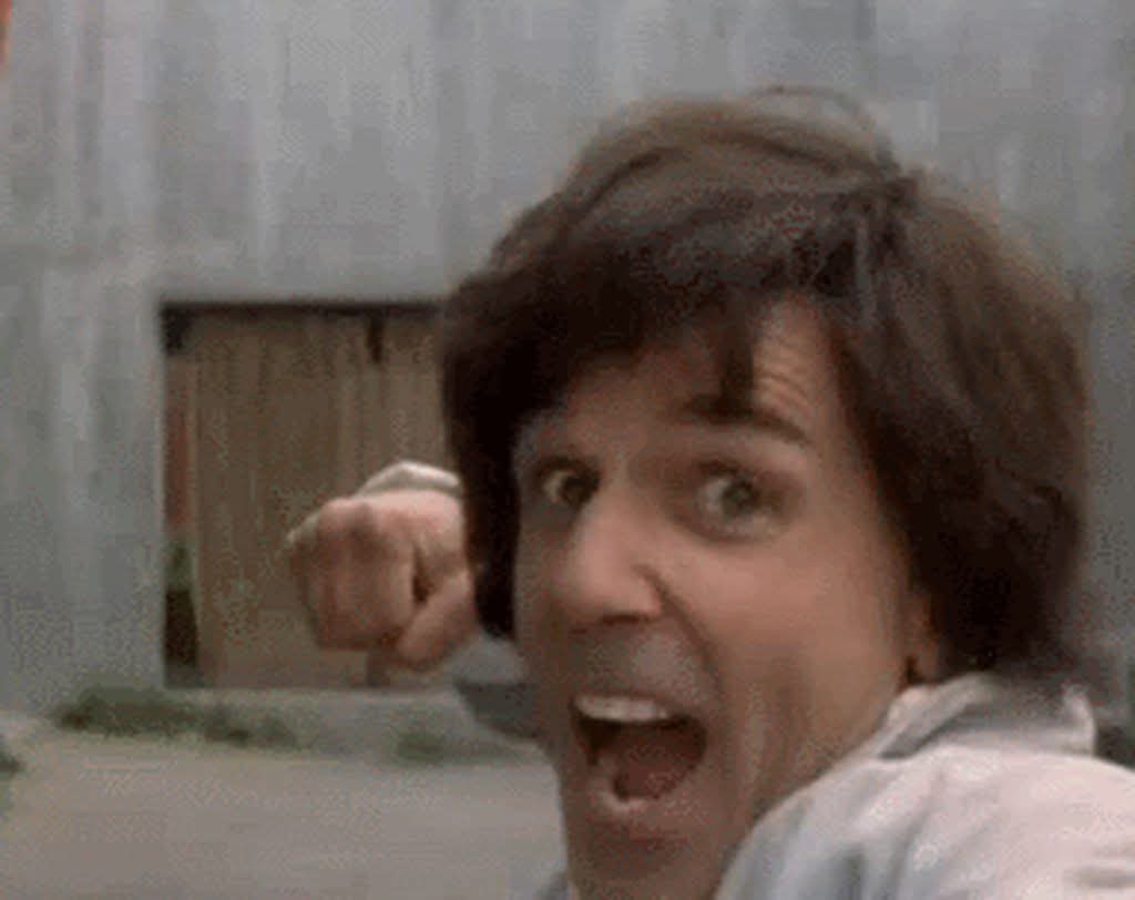 Kung Pow punch Blank Meme Template