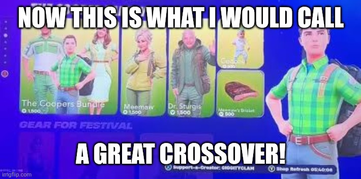 Now this is what I would call; A great crossover! | image tagged in memes,sheldon,fortnite | made w/ Imgflip meme maker