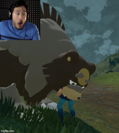 WAS THAT THE BITE OF 87 | image tagged in markiplier,pokemon,fnaf | made w/ Imgflip meme maker