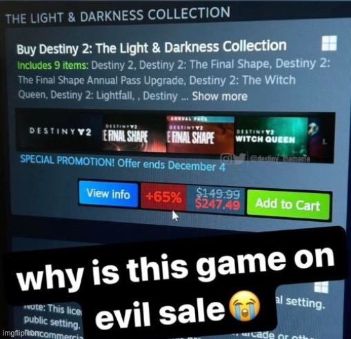 image tagged in destiny,destiny 2 | made w/ Imgflip meme maker