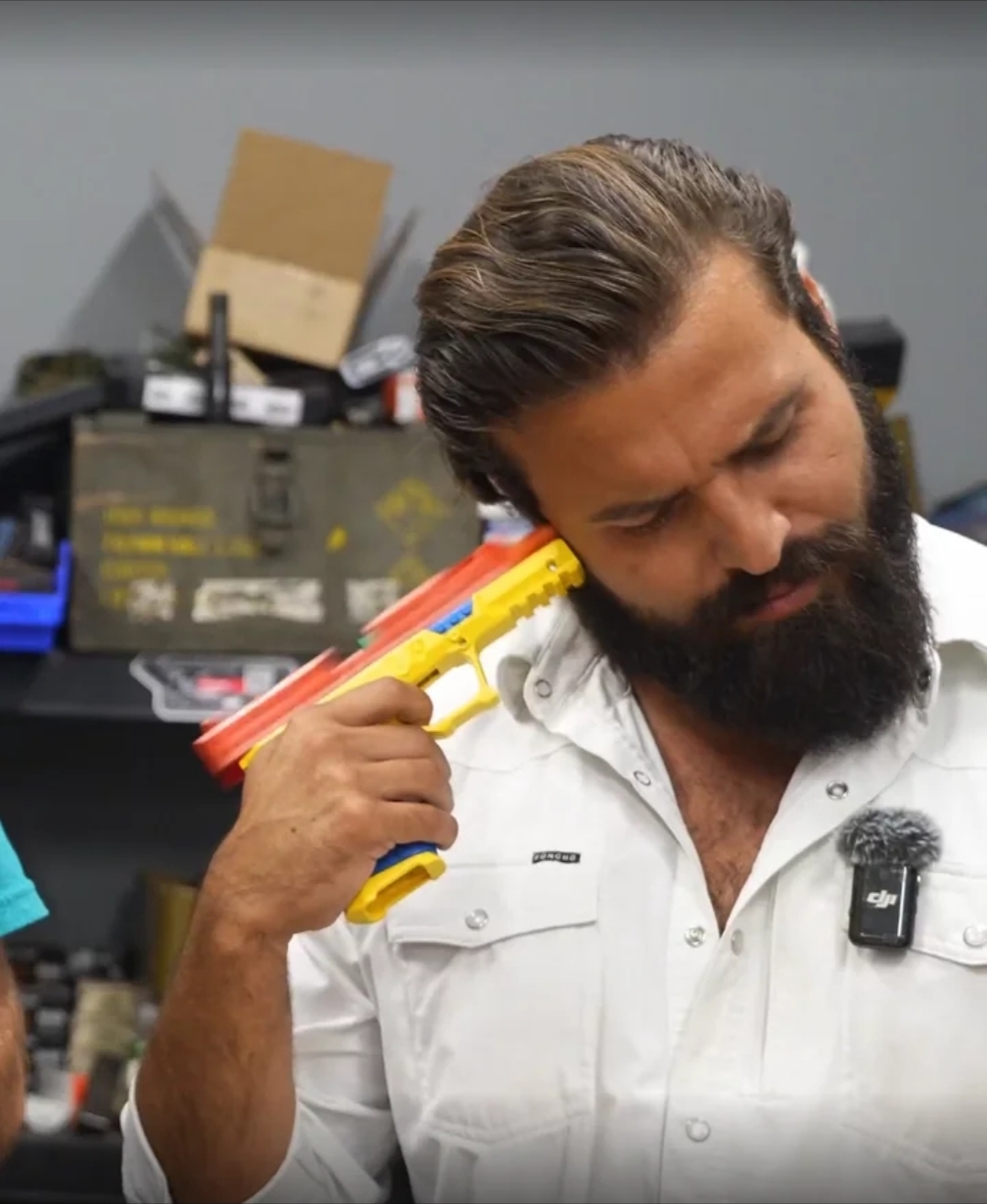 Herrara Lego Gun Blank Meme Template