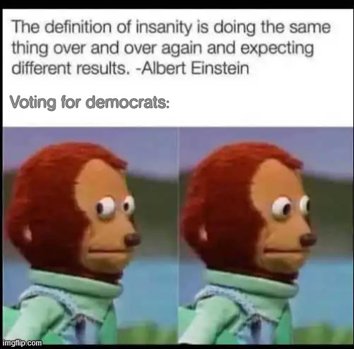 Voting for democrats: | made w/ Imgflip meme maker