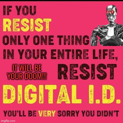 Resist Digital ID Blank Meme Template